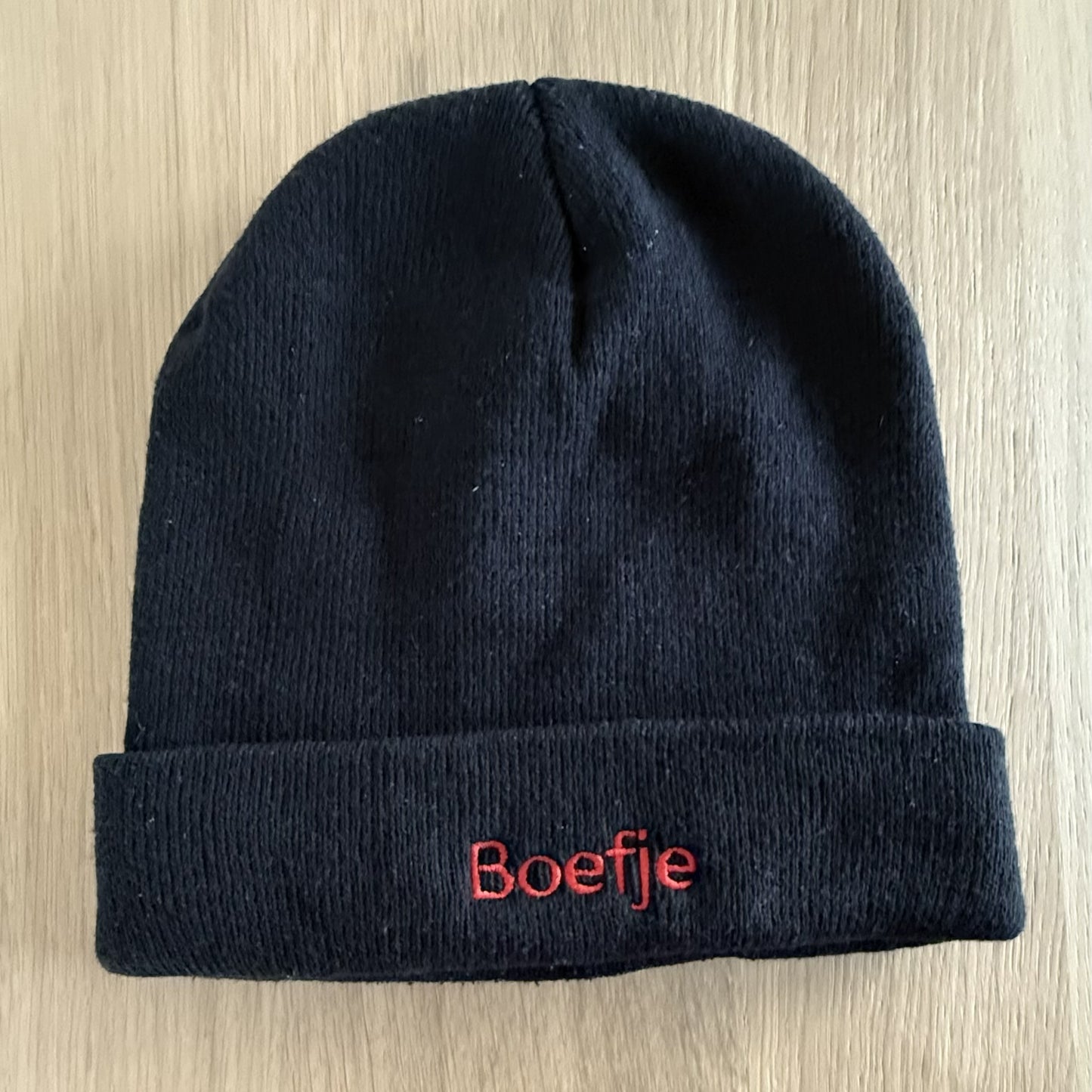 Embroidered Beanie "Boefje" SAMPLE SALE