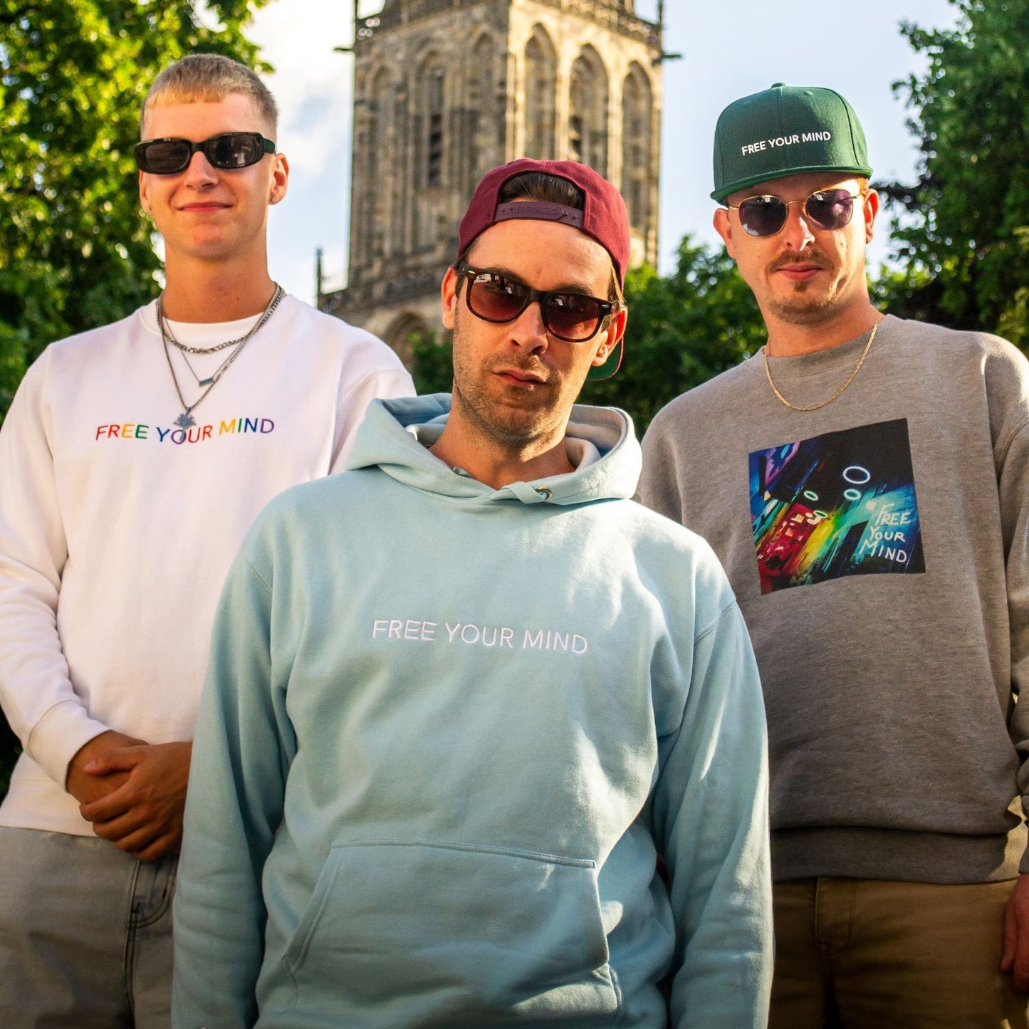 Unisex Premium Sweatshirt "Free your Mind" Albumcover