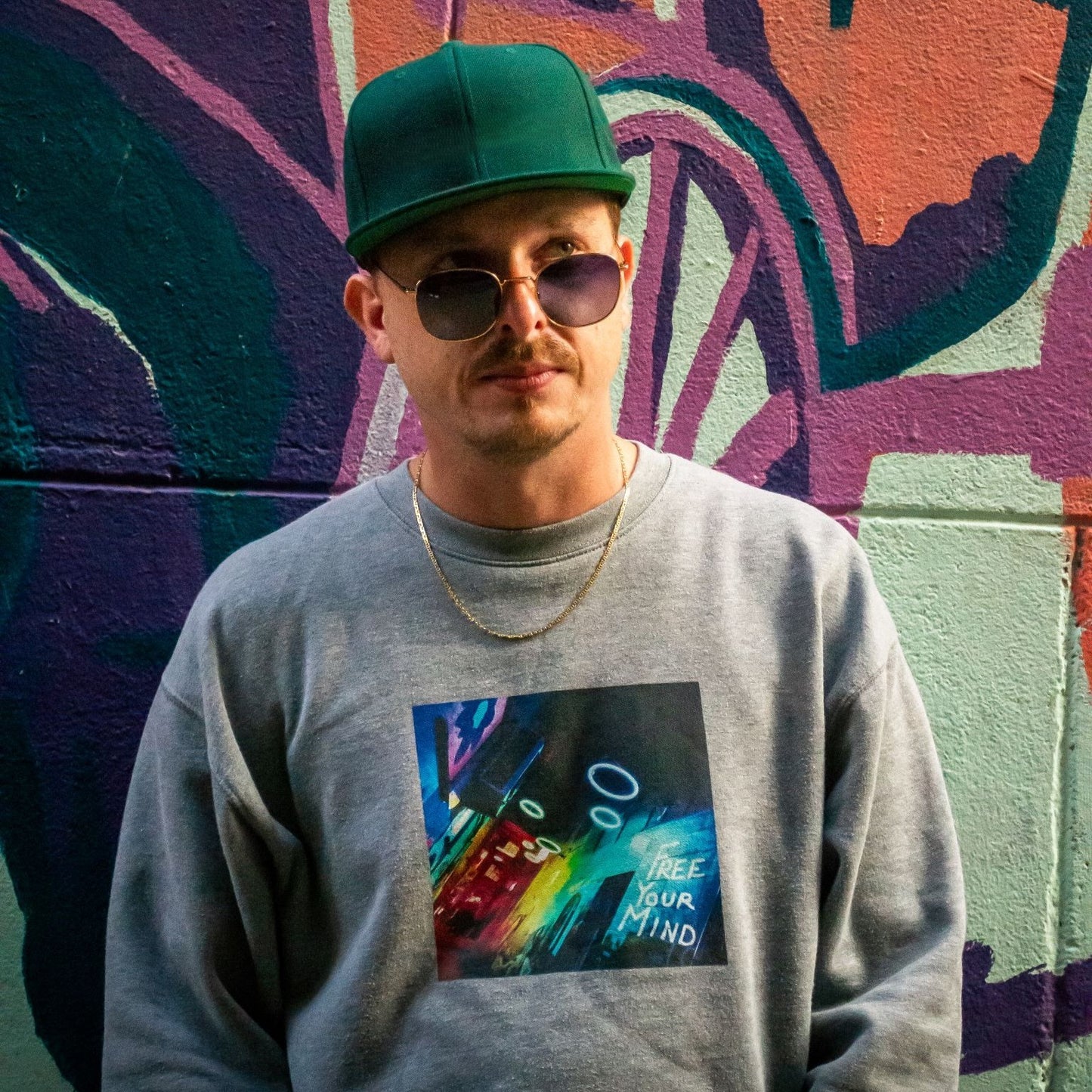Unisex Premium Sweatshirt "Free your Mind" Albumcover