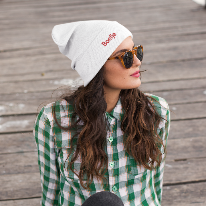 Embroidered Beanie "Boefje"