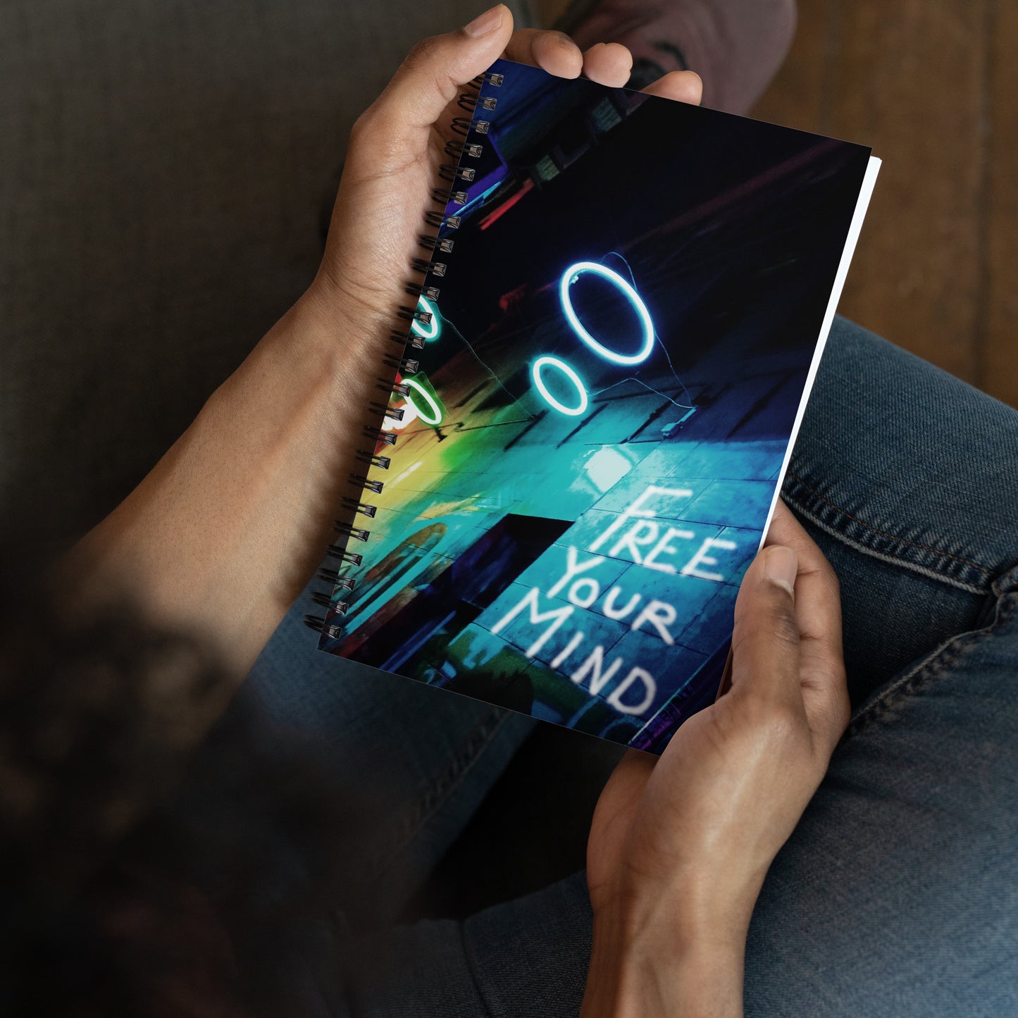 Spiral notebook "FREE YOUR MIND" Albumcover