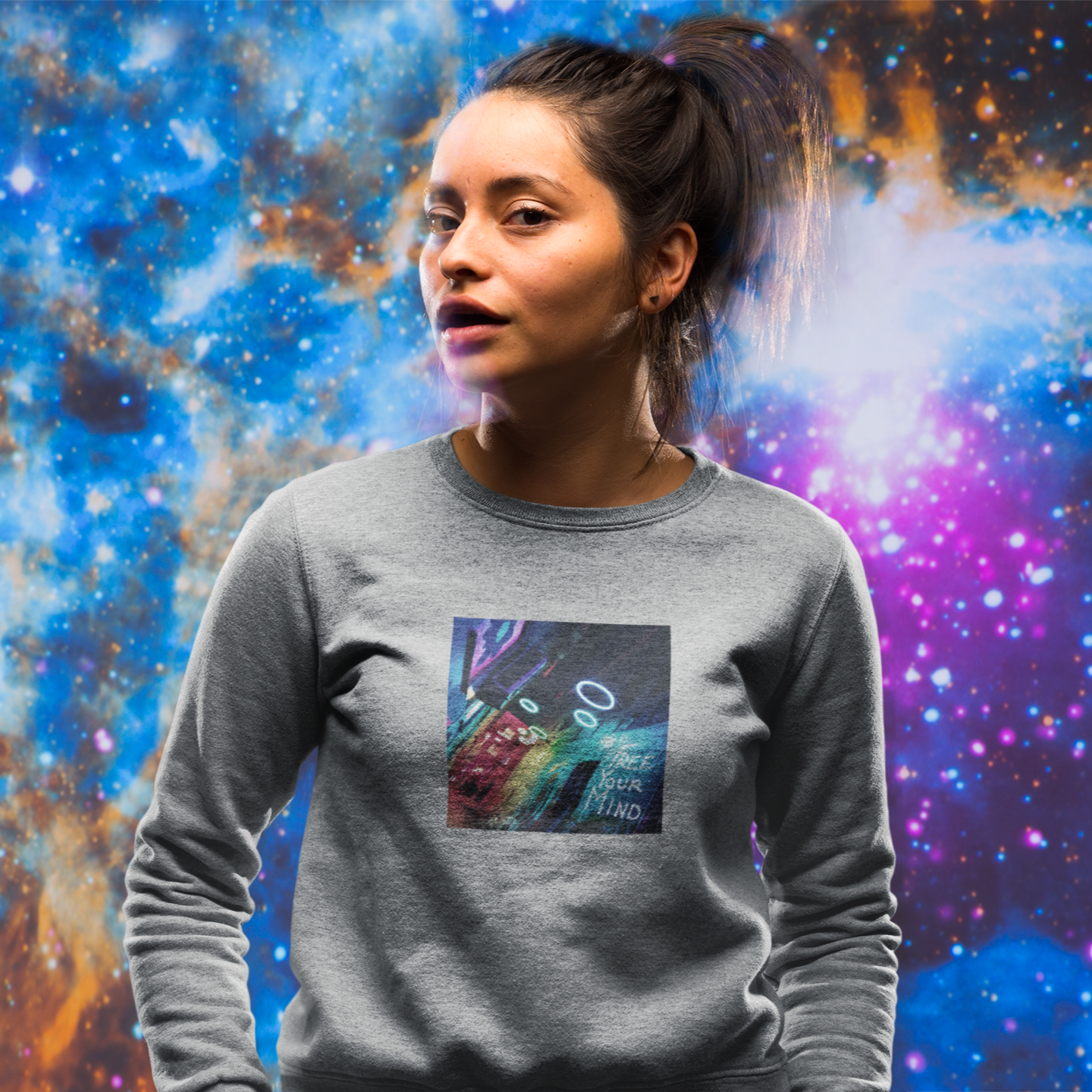 Unisex Premium Sweatshirt "Free your Mind" Albumcover