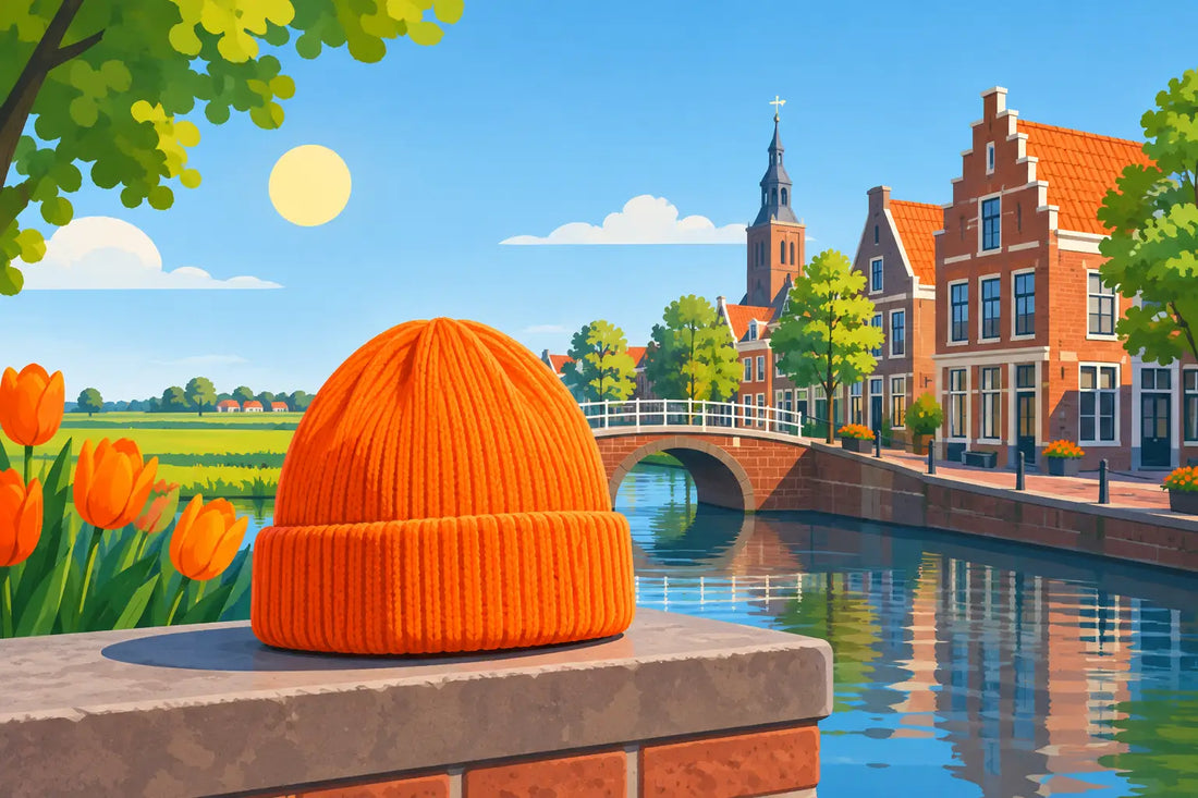 Orange Beanie for King's Day That Stands Out