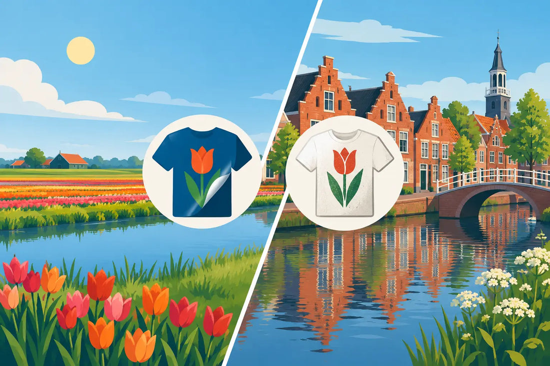 Vinyl Versus Screenprint for Dutch Pride Tees