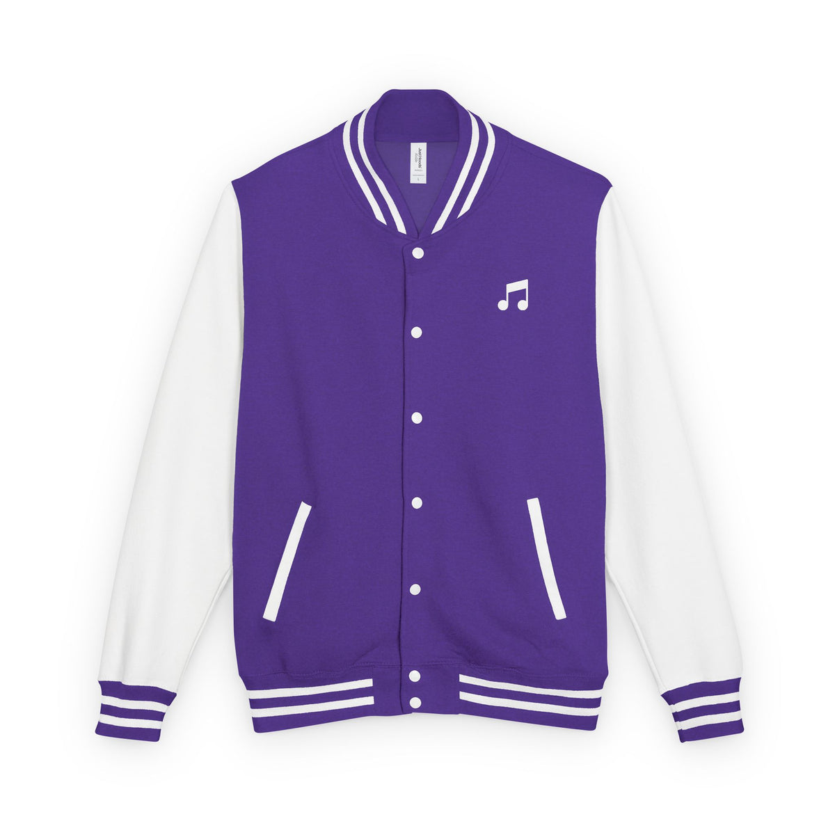 Unisex Heavyweight Letterman Jacket Musicnote