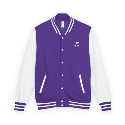 Unisex Heavyweight Letterman Jacket Musicnote