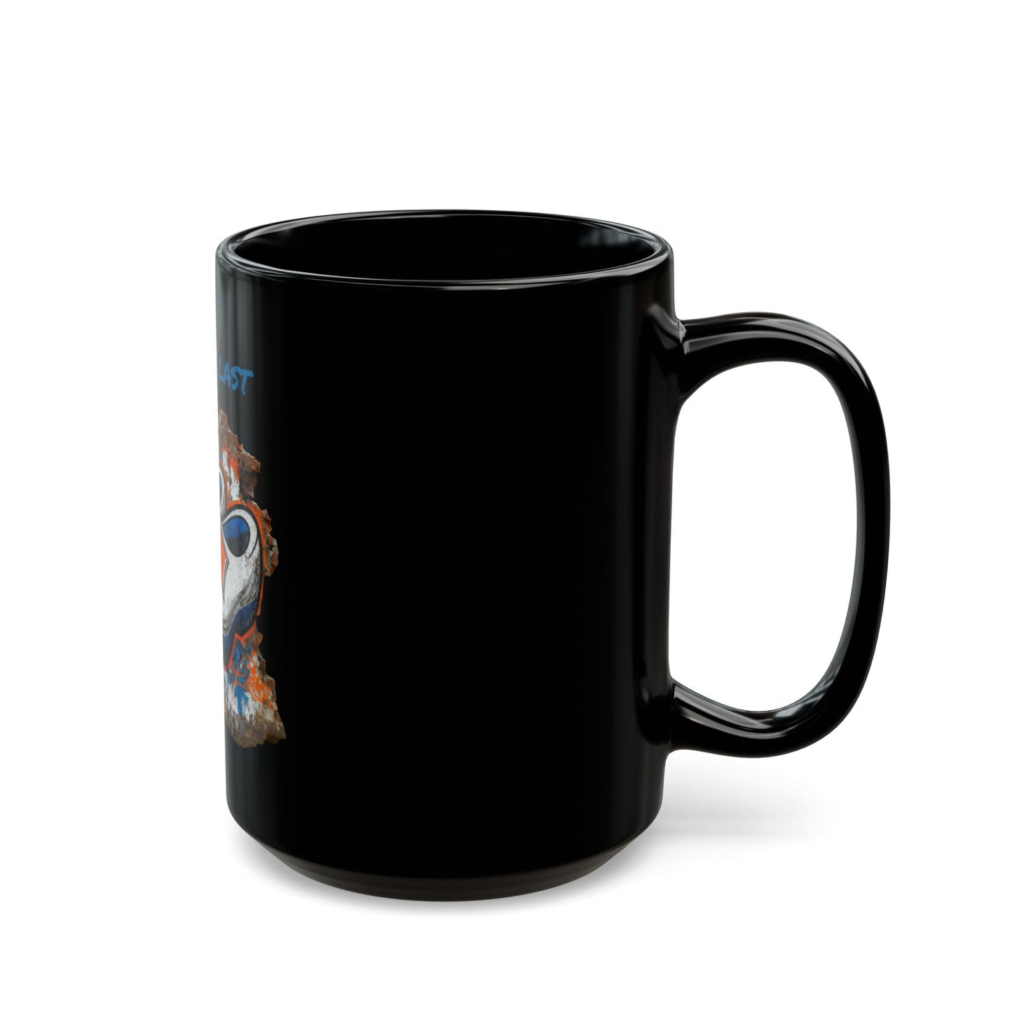 Black Mug "Built to last"