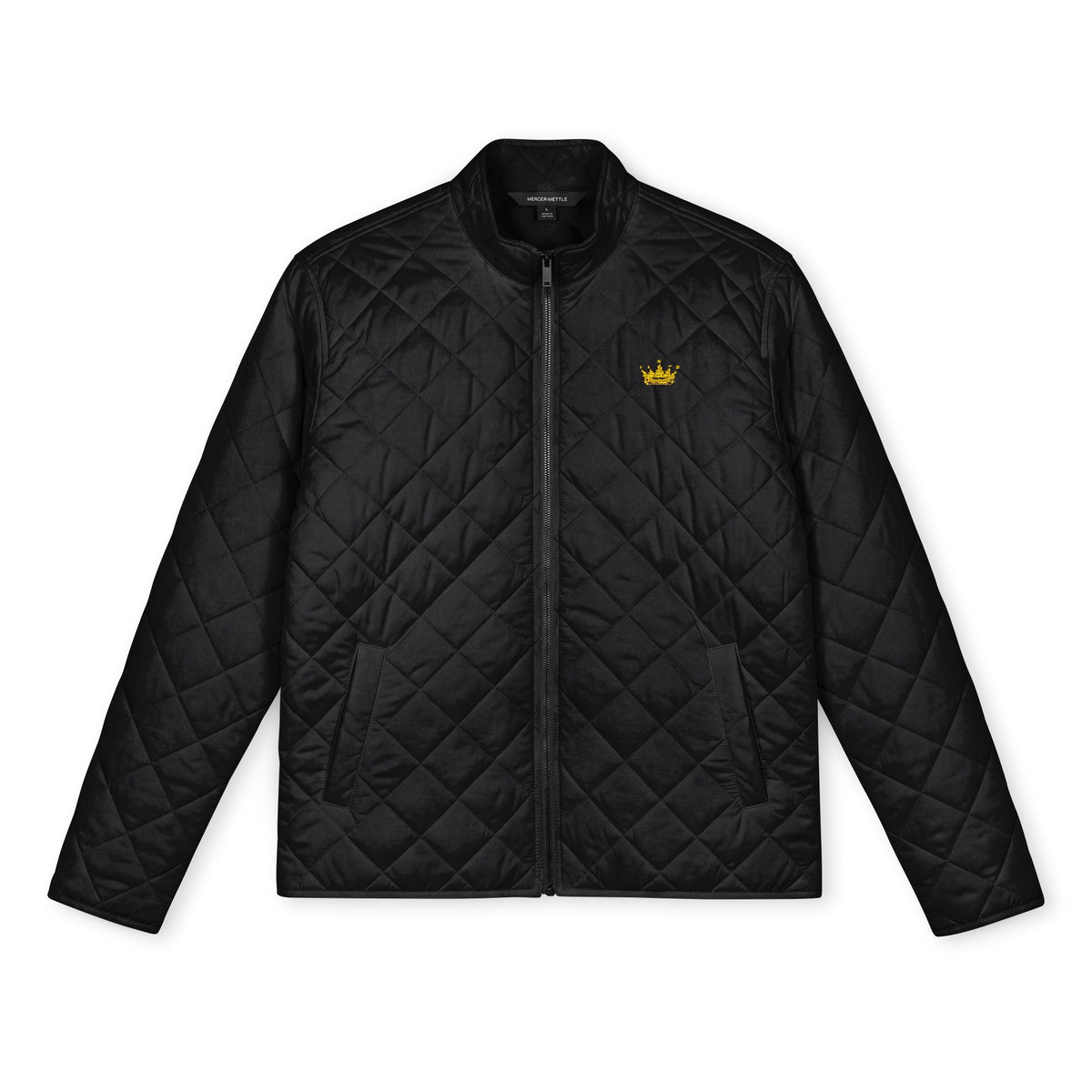 Quilted Full‑Zip Jacket — Crown