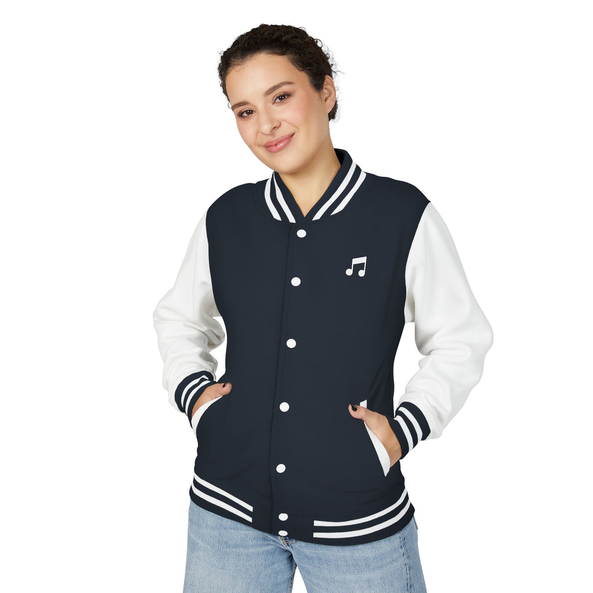 Unisex Heavyweight Letterman Jacket Musicnote