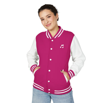 Unisex Heavyweight Letterman Jacket Musicnote