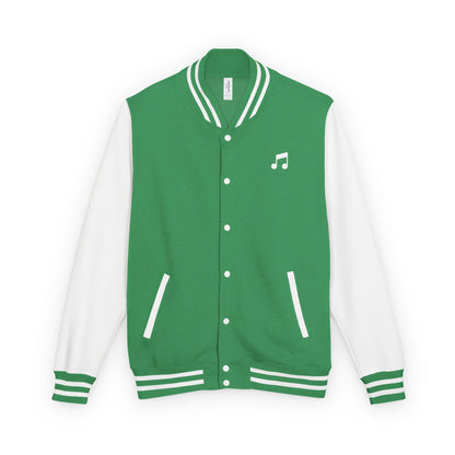 Unisex Heavyweight Letterman Jacket Musicnote