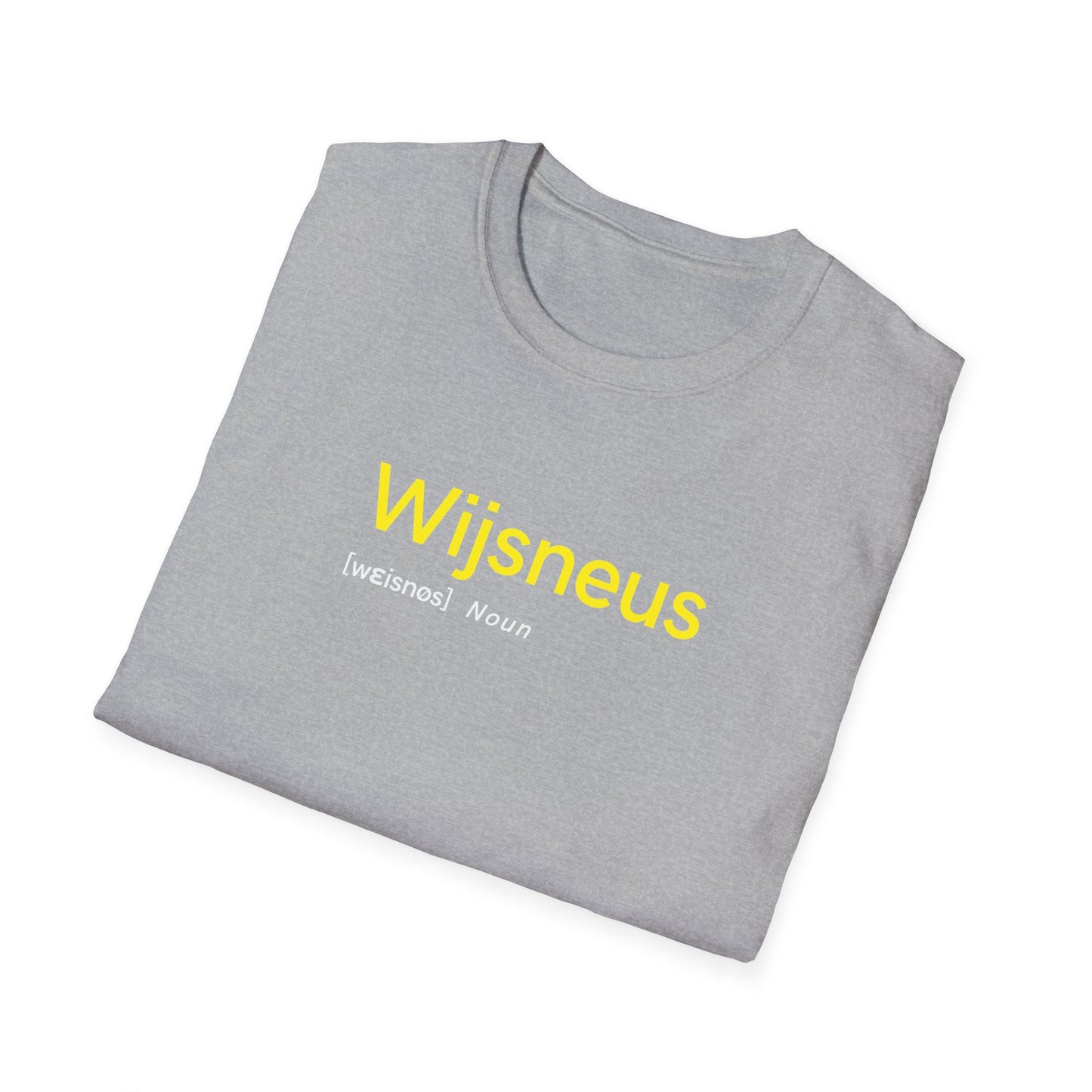 Unisex Softstyle T-Shirt "Wijsneus"