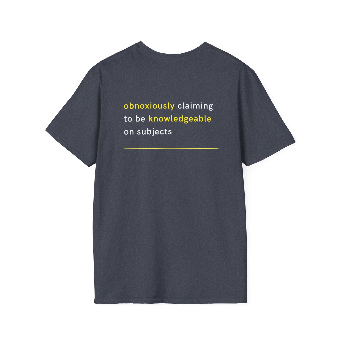 Unisex Softstyle T-Shirt "Wijsneus"