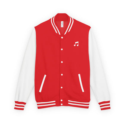 Unisex Heavyweight Letterman Jacket Musicnote