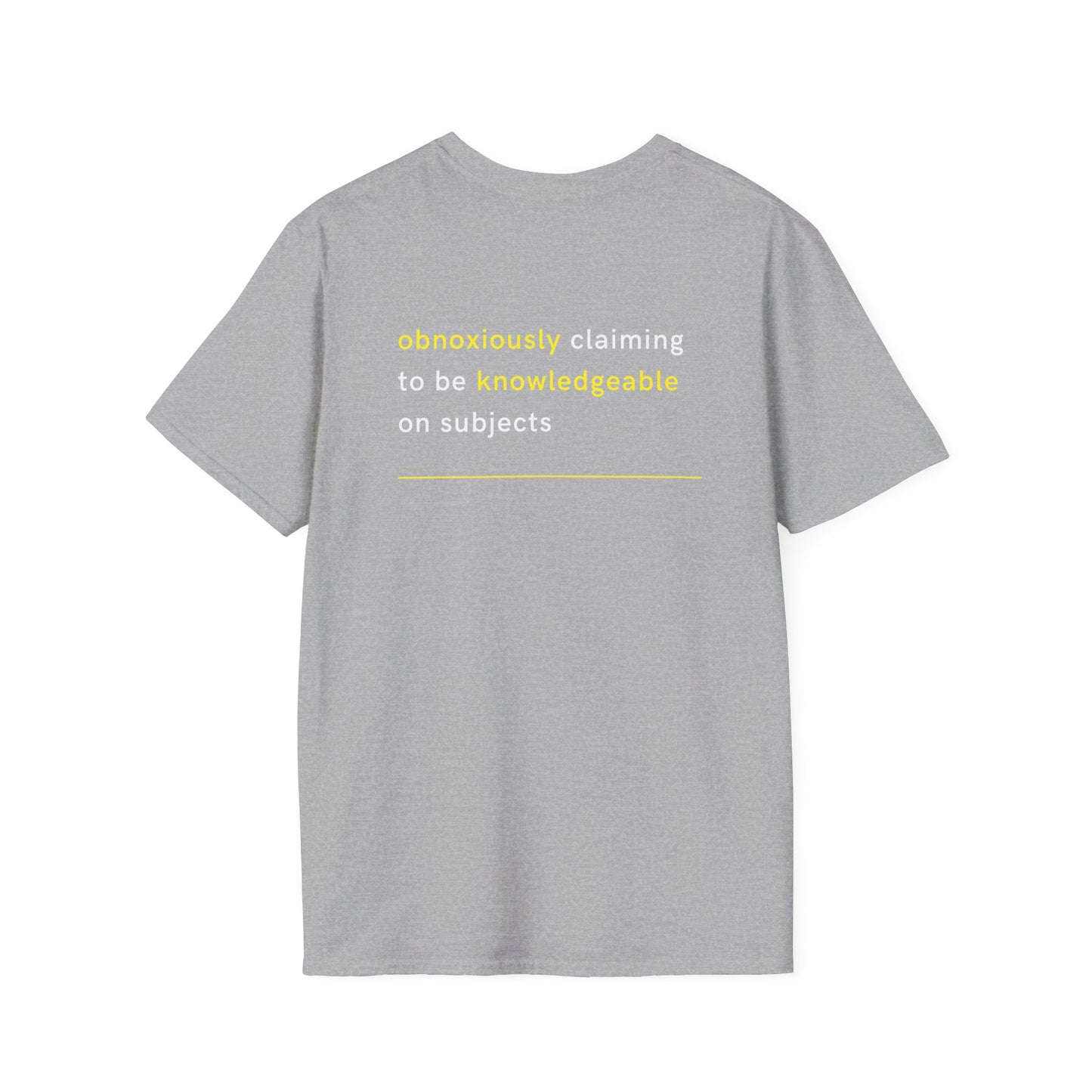 Unisex Softstyle T-Shirt "Wijsneus"