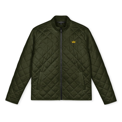 Quilted Full‑Zip Jacket — Crown