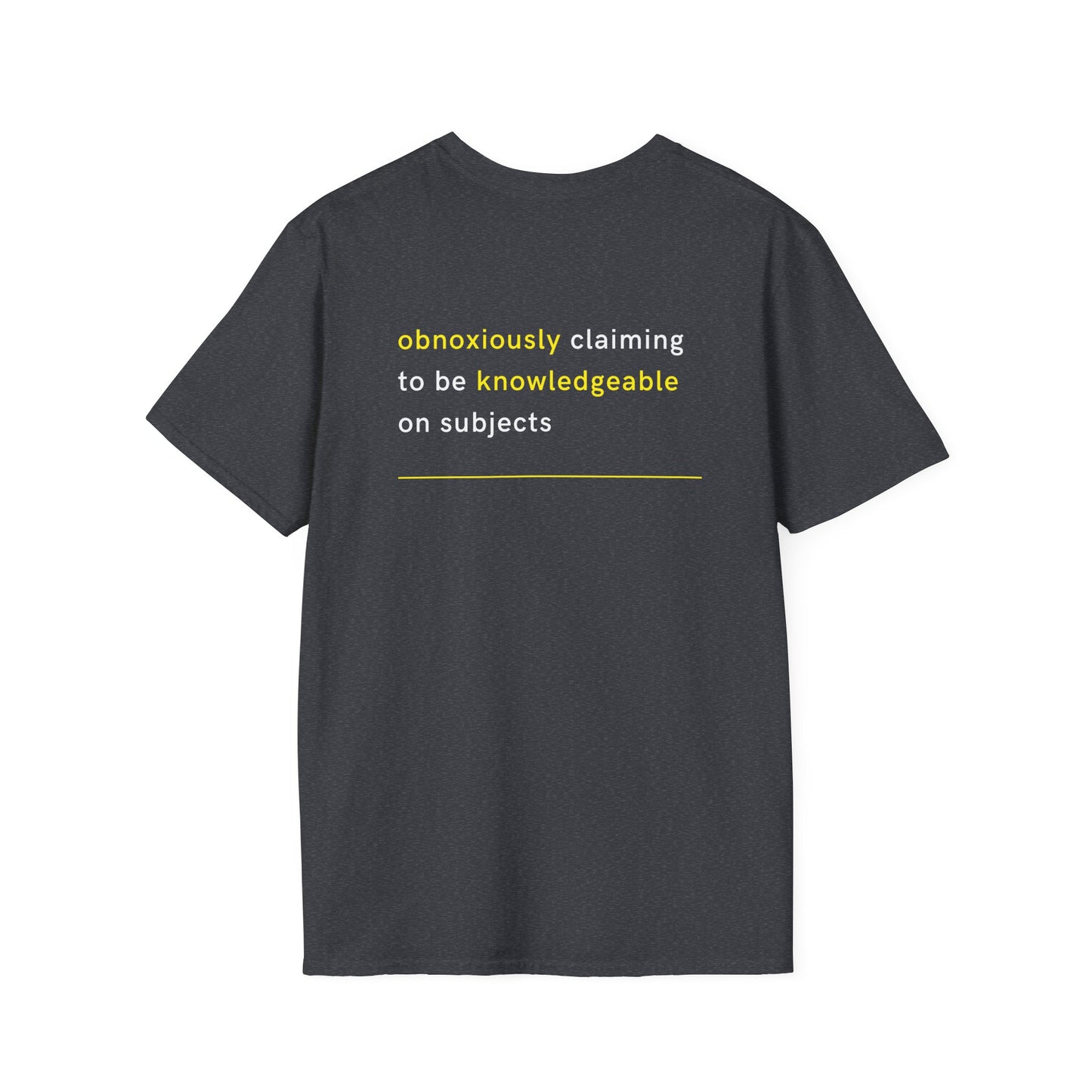 Unisex Softstyle T-Shirt "Wijsneus"