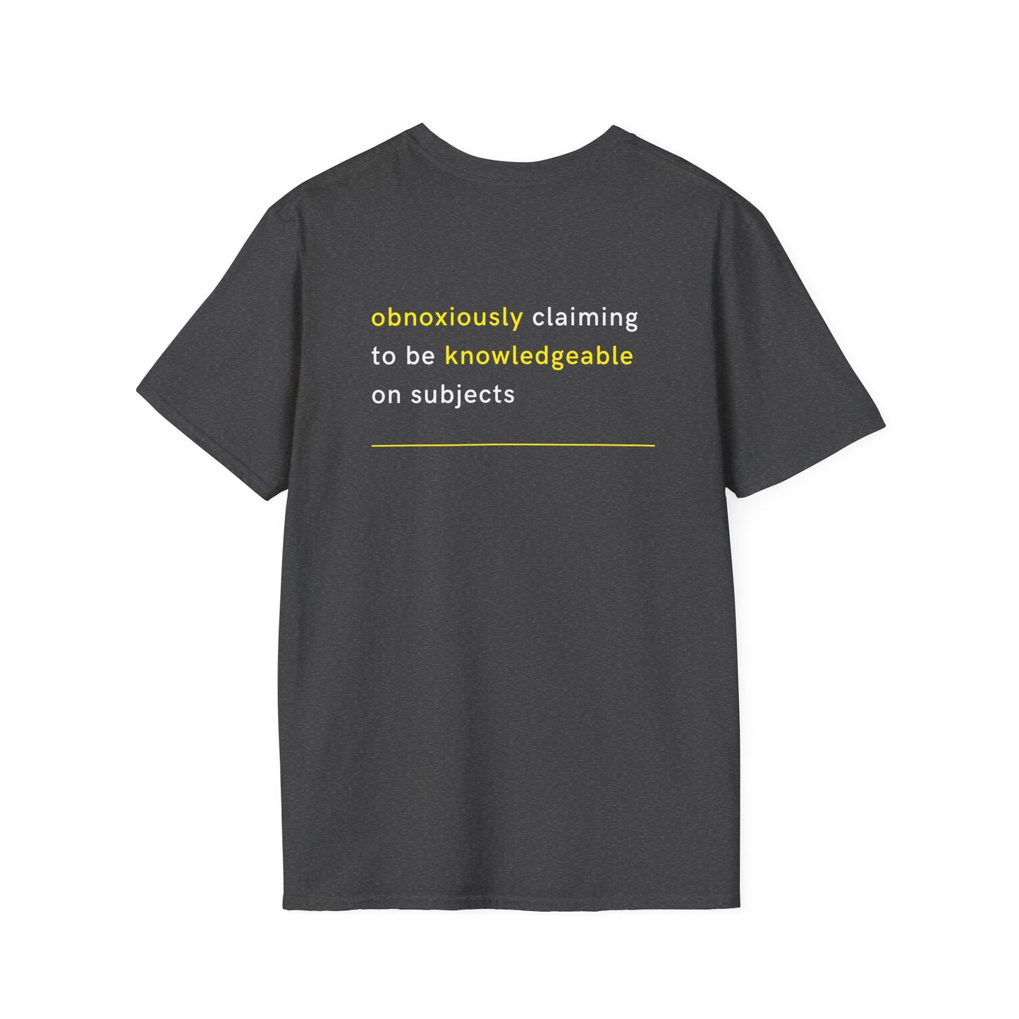 Unisex Softstyle T-Shirt "Wijsneus"