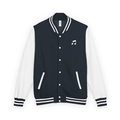 Unisex Heavyweight Letterman Jacket Musicnote