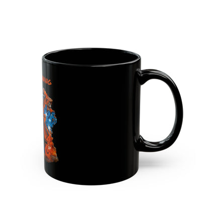 Black Mug "Keep spinning"