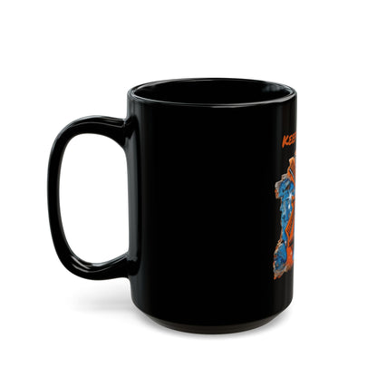 Black Mug "Keep spinning"