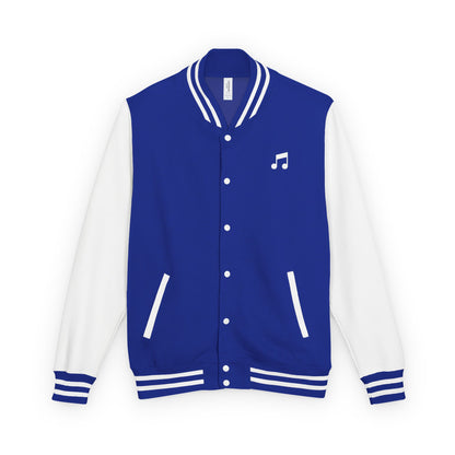 Unisex Heavyweight Letterman Jacket Musicnote