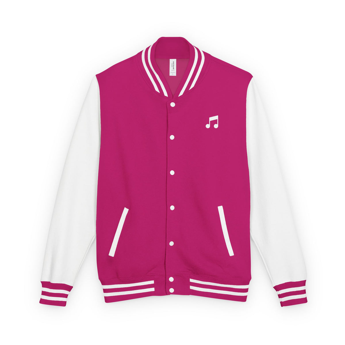 Unisex Heavyweight Letterman Jacket Musicnote