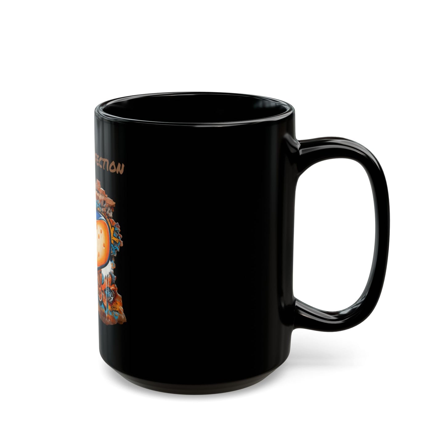 Black Mug "Age to Perfection"