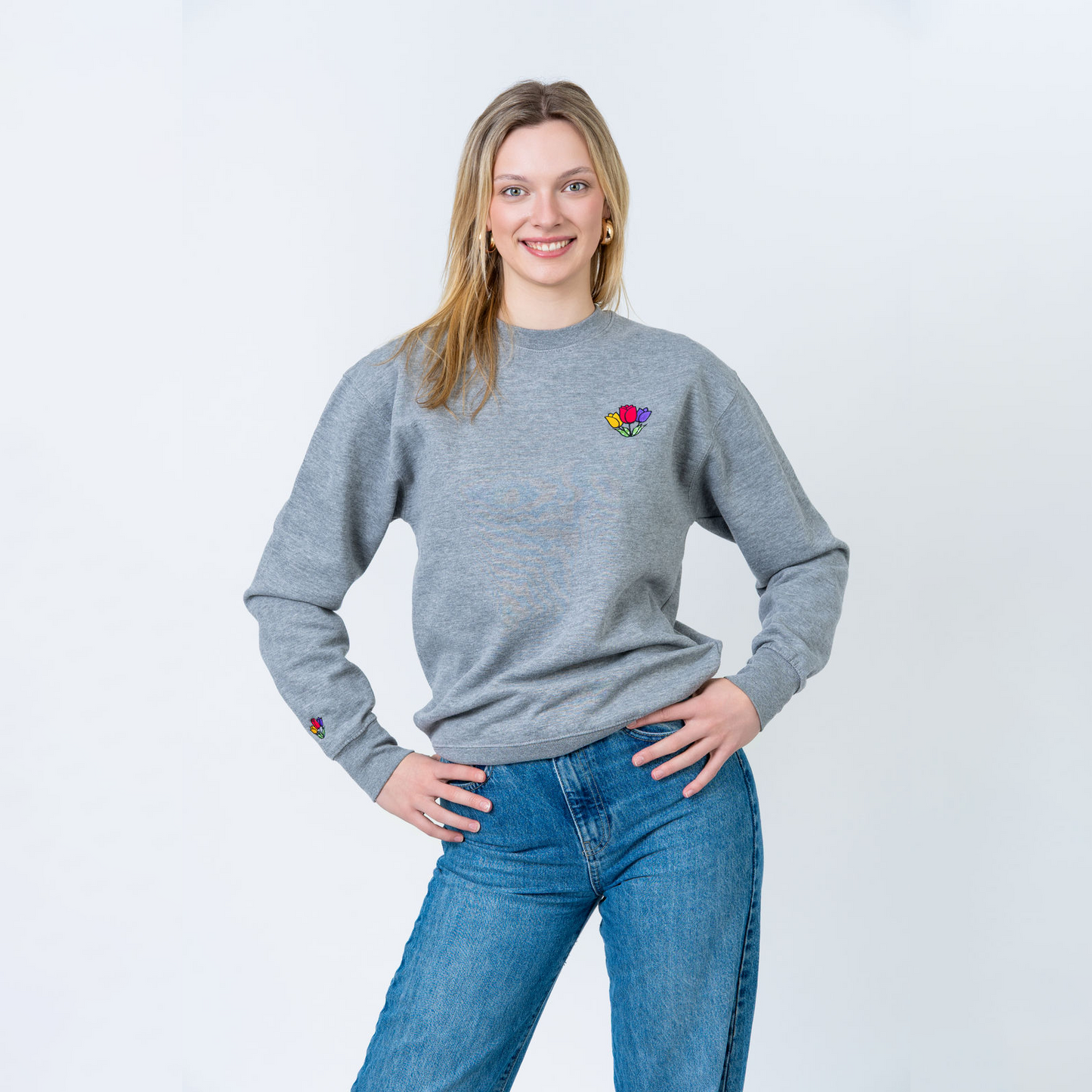 Unisex Premium Sweatshirt "Tulips"