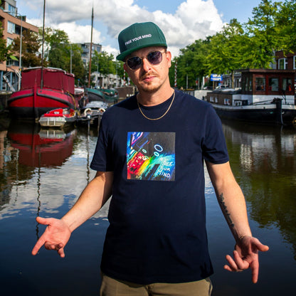 Unisex organic cotton t-shirt "Free your Mind" Albumcover