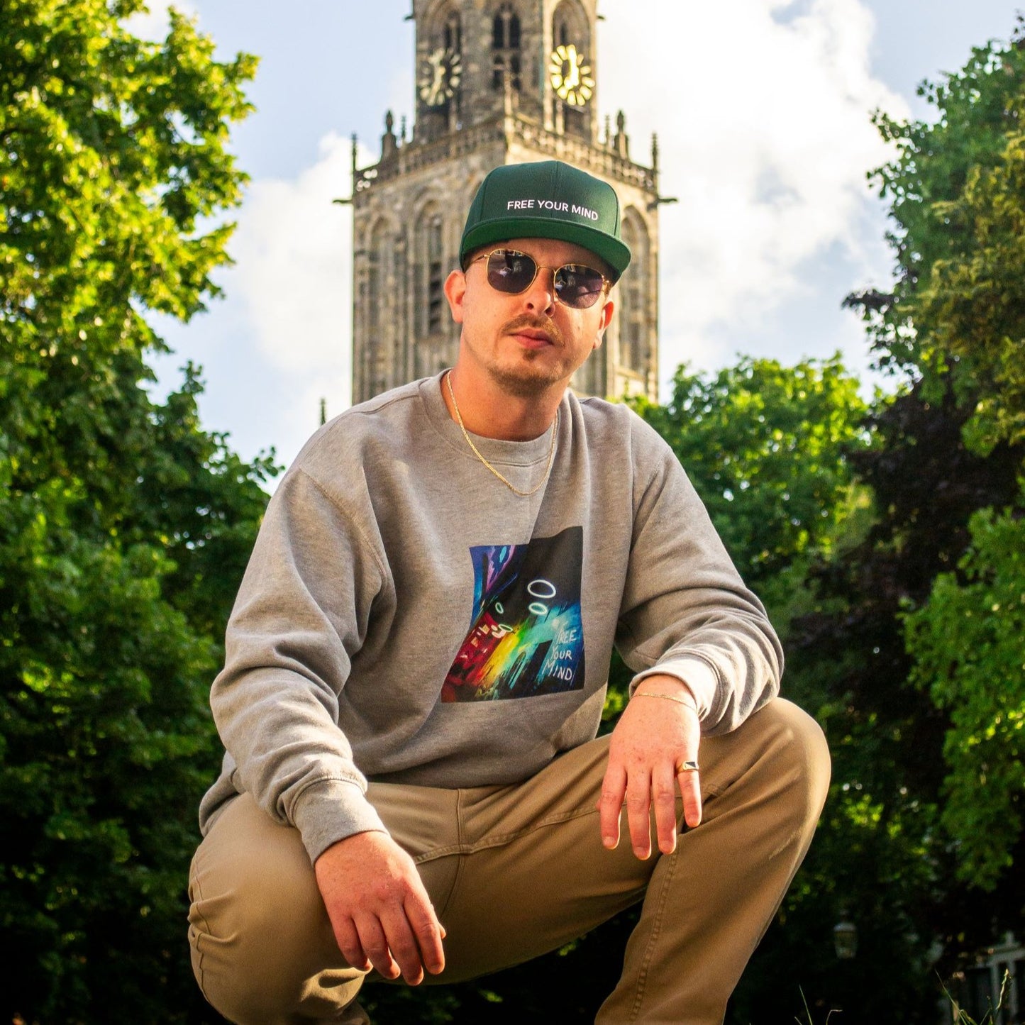 Unisex Premium Sweatshirt "Free your Mind" Albumcover