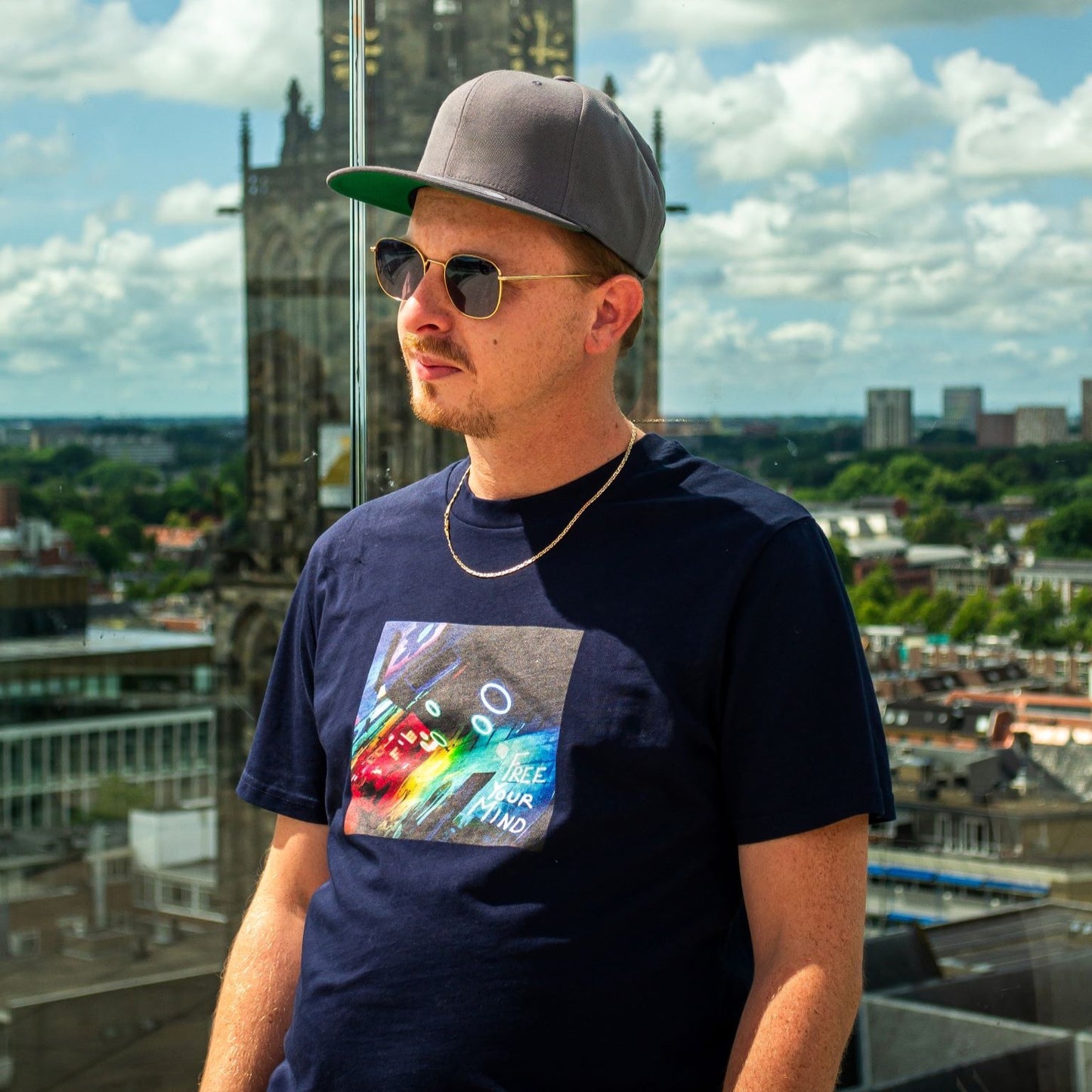Unisex organic cotton t-shirt "Free your Mind" Albumcover