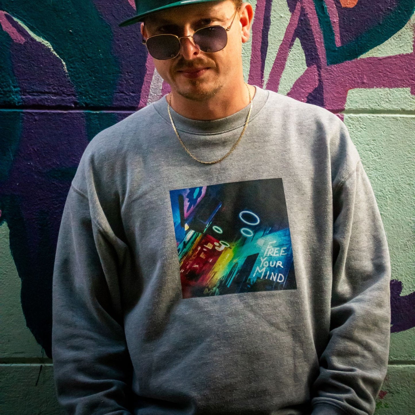 Unisex Premium Sweatshirt "Free your Mind" Albumcover
