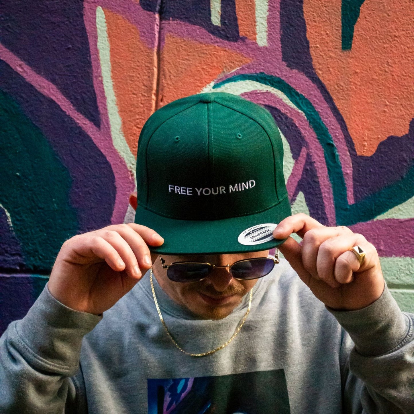 Snapback Hat "FREE YOUR MIND"