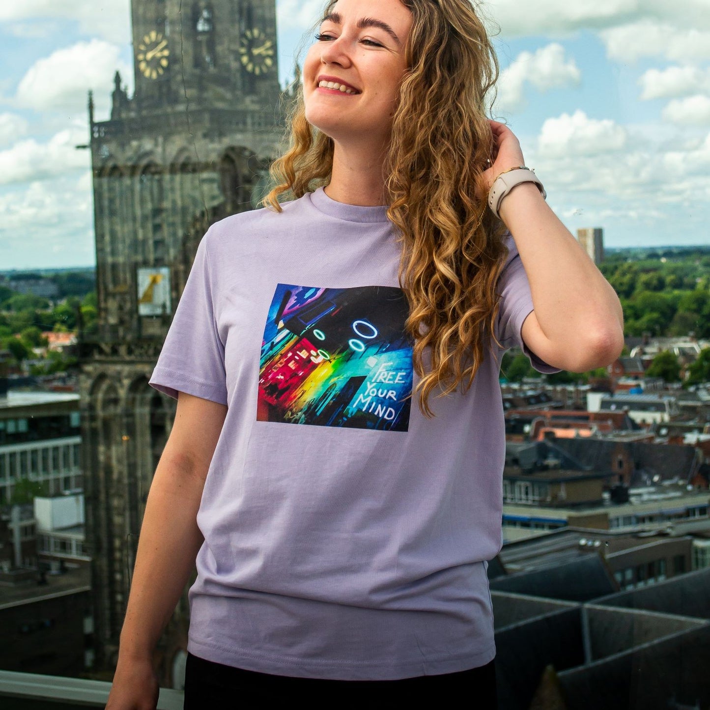 Unisex organic cotton t-shirt "Free your Mind" Albumcover