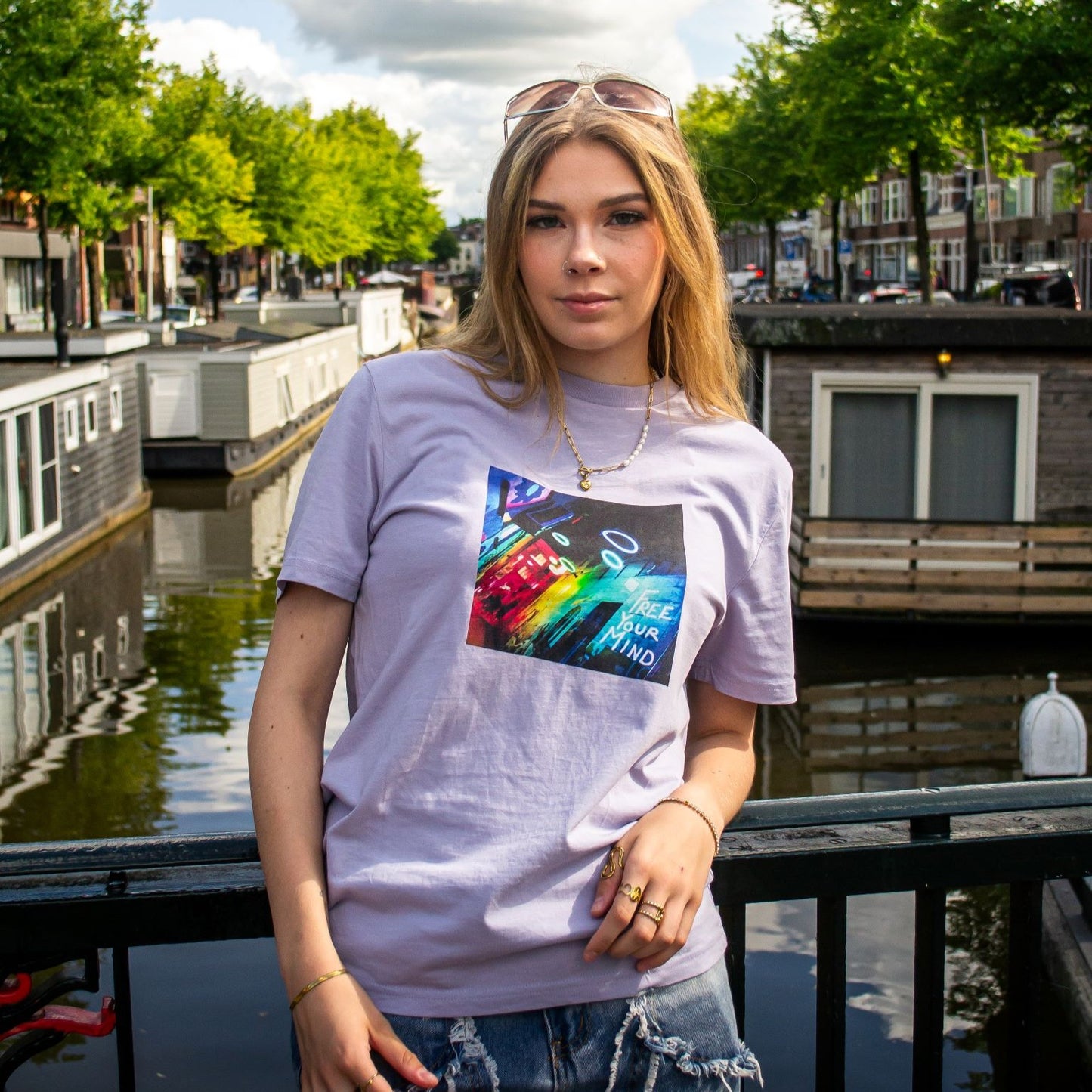 Unisex organic cotton t-shirt "Free your Mind" Albumcover