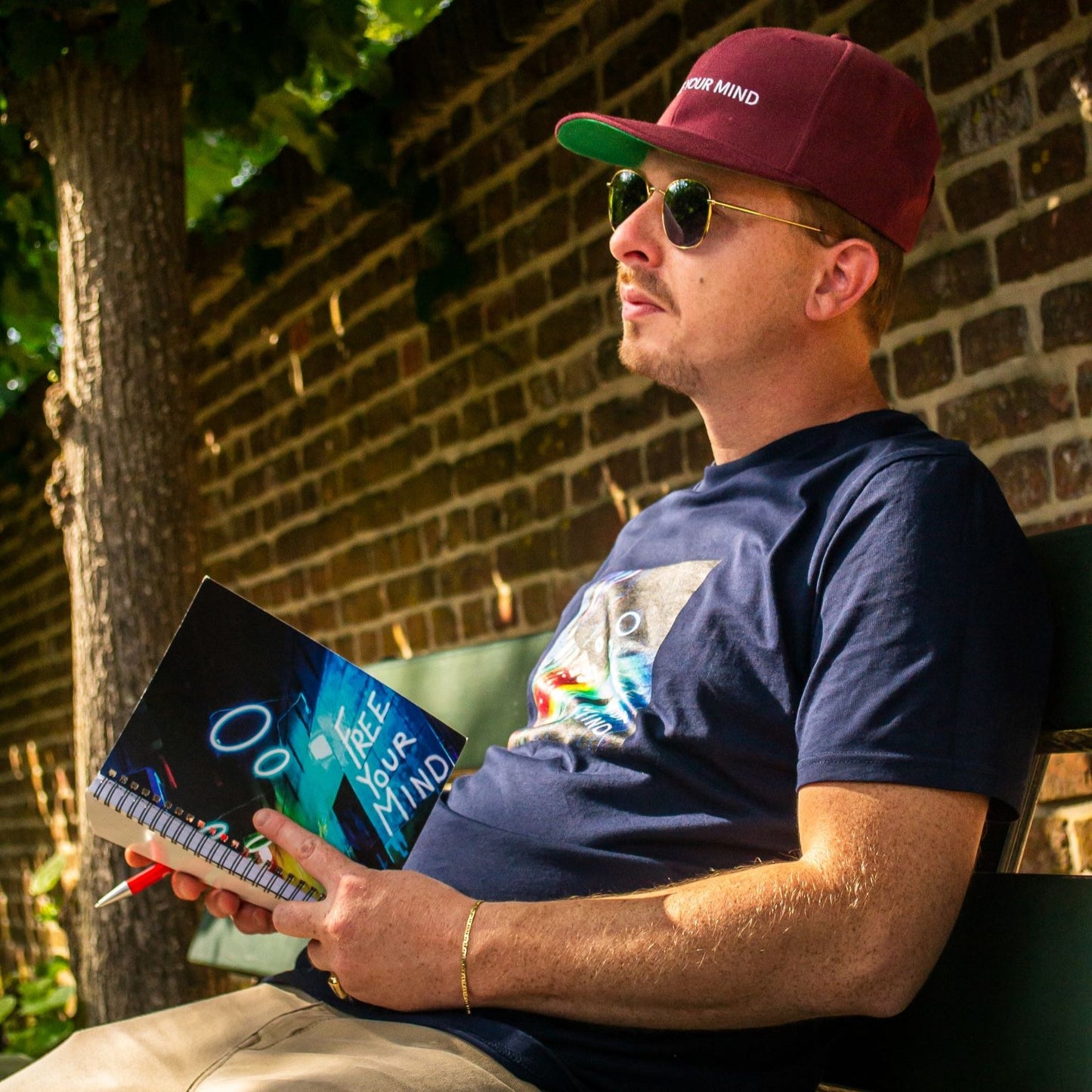 Unisex organic cotton t-shirt "Free your Mind" Albumcover