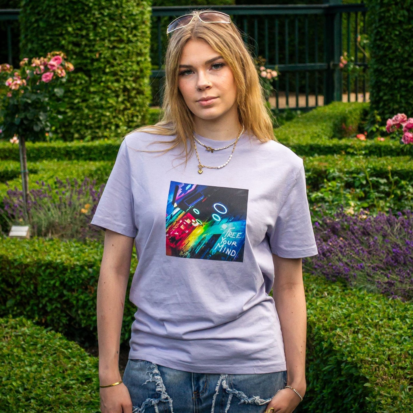 Unisex organic cotton t-shirt "Free your Mind" Albumcover