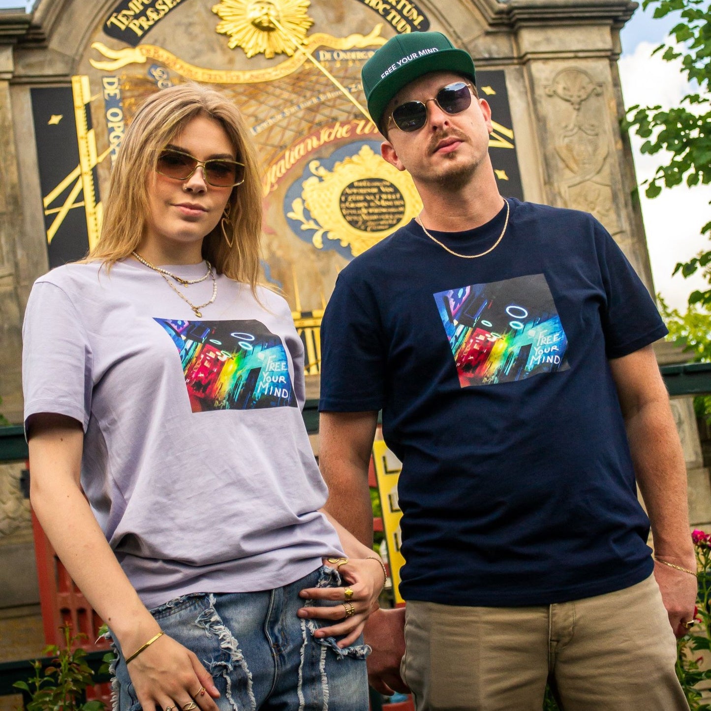 Unisex organic cotton t-shirt "Free your Mind" Albumcover