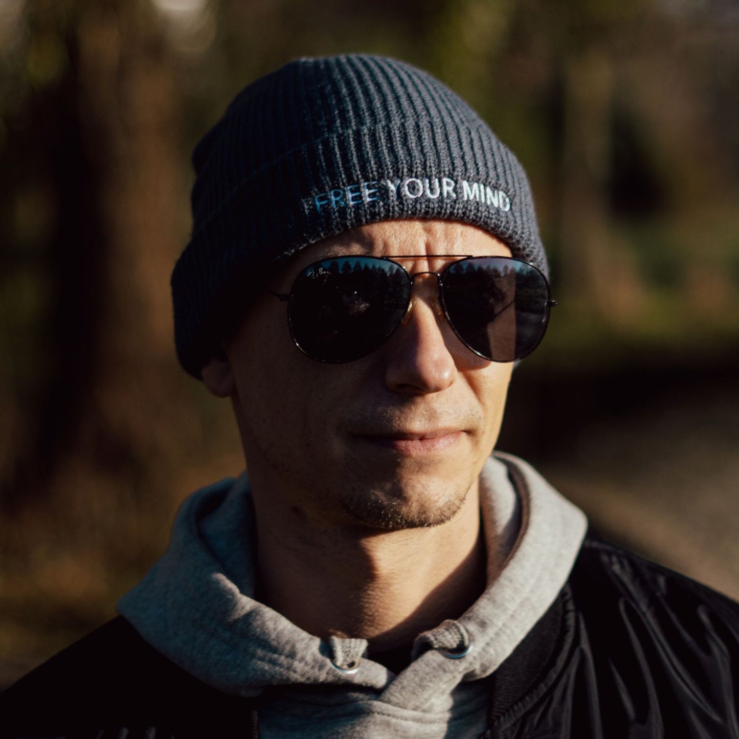 Fisherman beanie "FREE YOUR MIND"