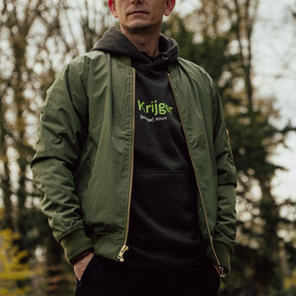 Premium recycled bomber jacket "FREE YOUR MIND"