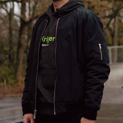 Premium recycled bomber jacket "FREE YOUR MIND"
