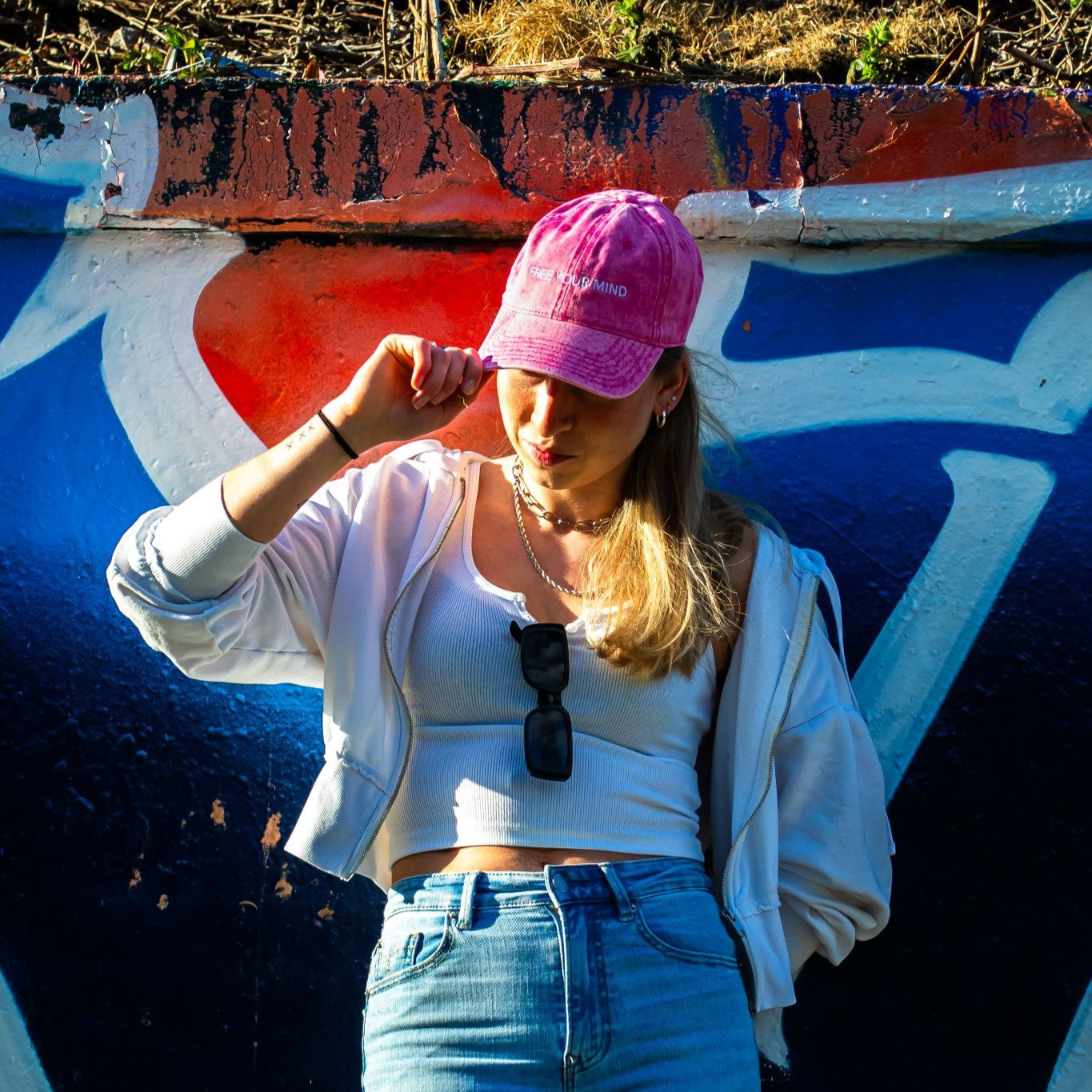 Vintage Cotton Twill Cap "FREE YOUR MIND"