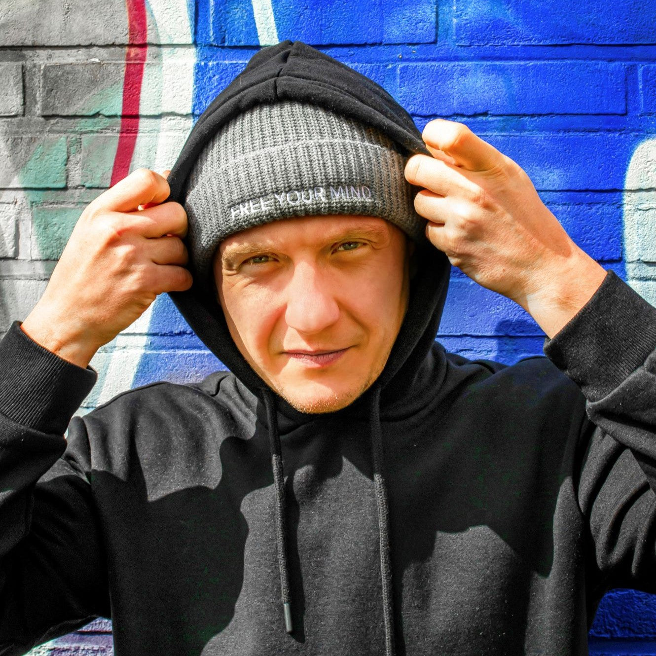Fisherman beanie "FREE YOUR MIND"