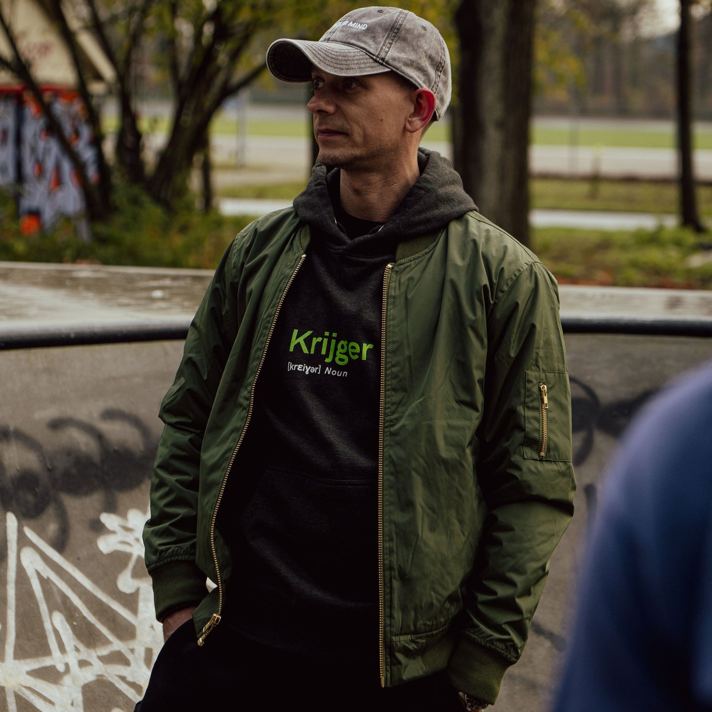 Premium Unisex Hoodie "Krijger"