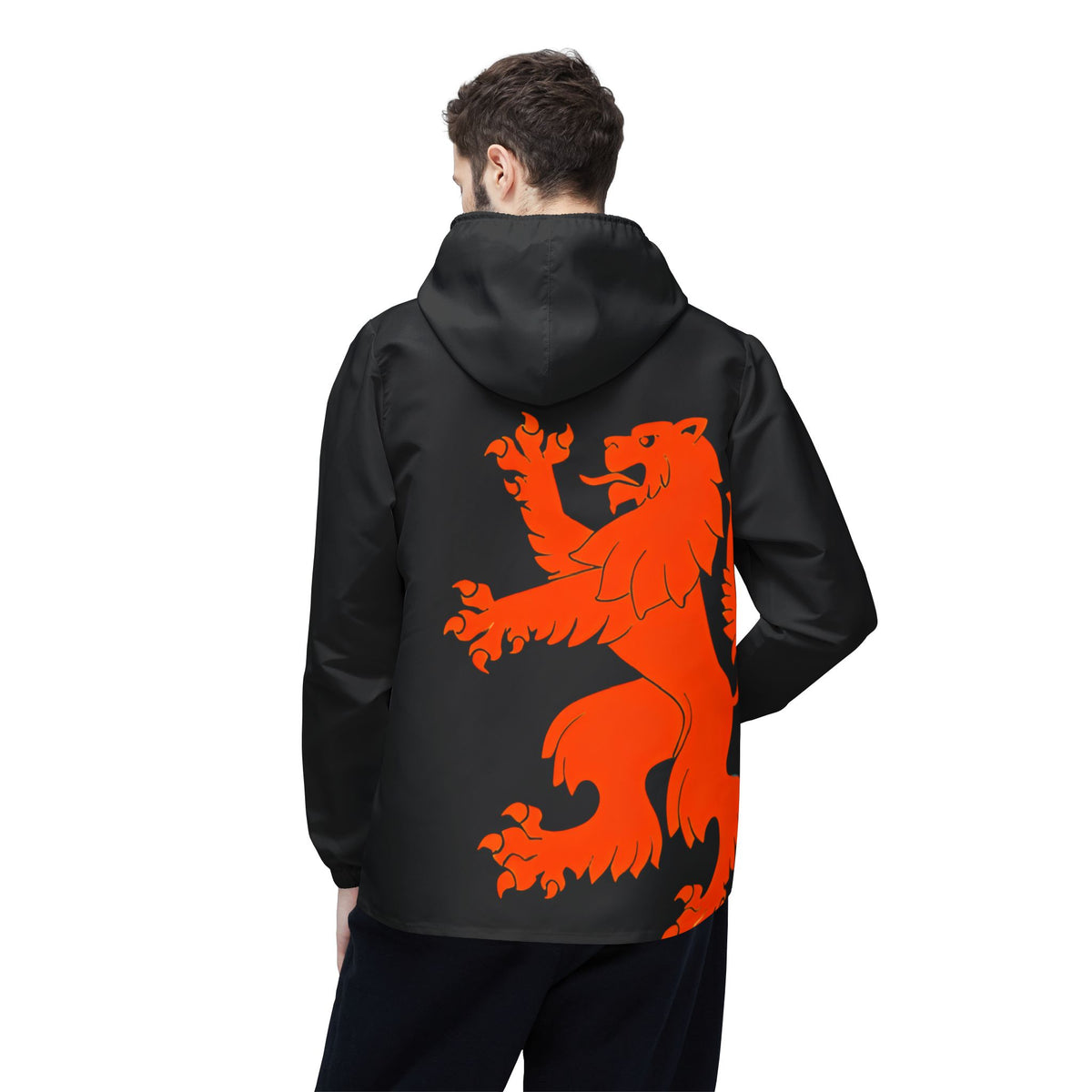 Windbreaker Jacket (AOP) Big Lion