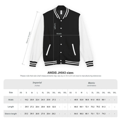 Unisex Heavyweight Letterman Jacket Musicnote