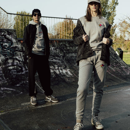 Unisex fleece sweatpants "Tulips"