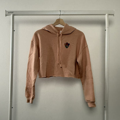 Crop Hoodie "Tulips" SAMPLE SALE