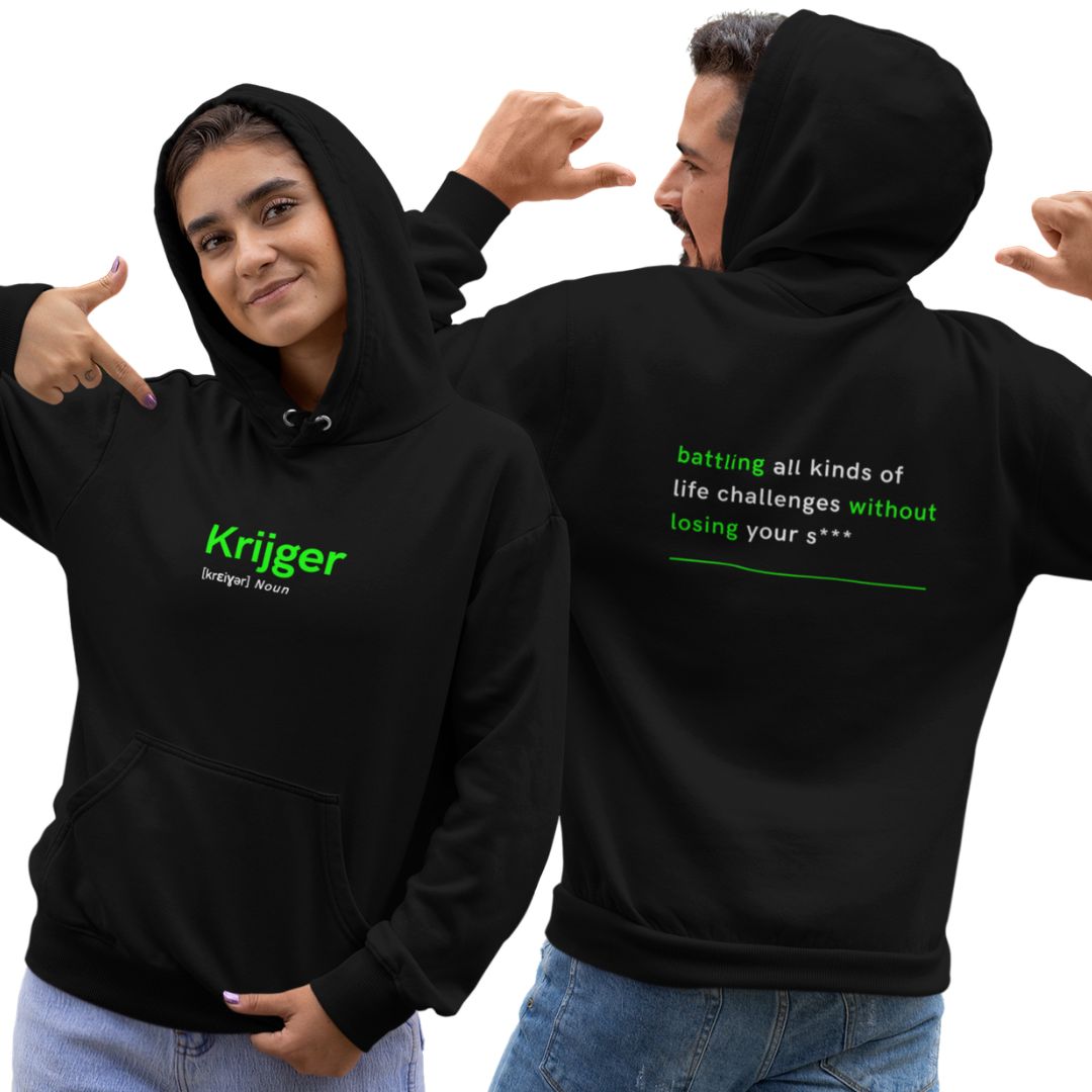 Premium Unisex Hoodie "Krijger"